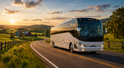 Motorcoach through Amish Country